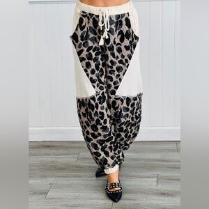 POL Taupe Leopard Print Women's Pants